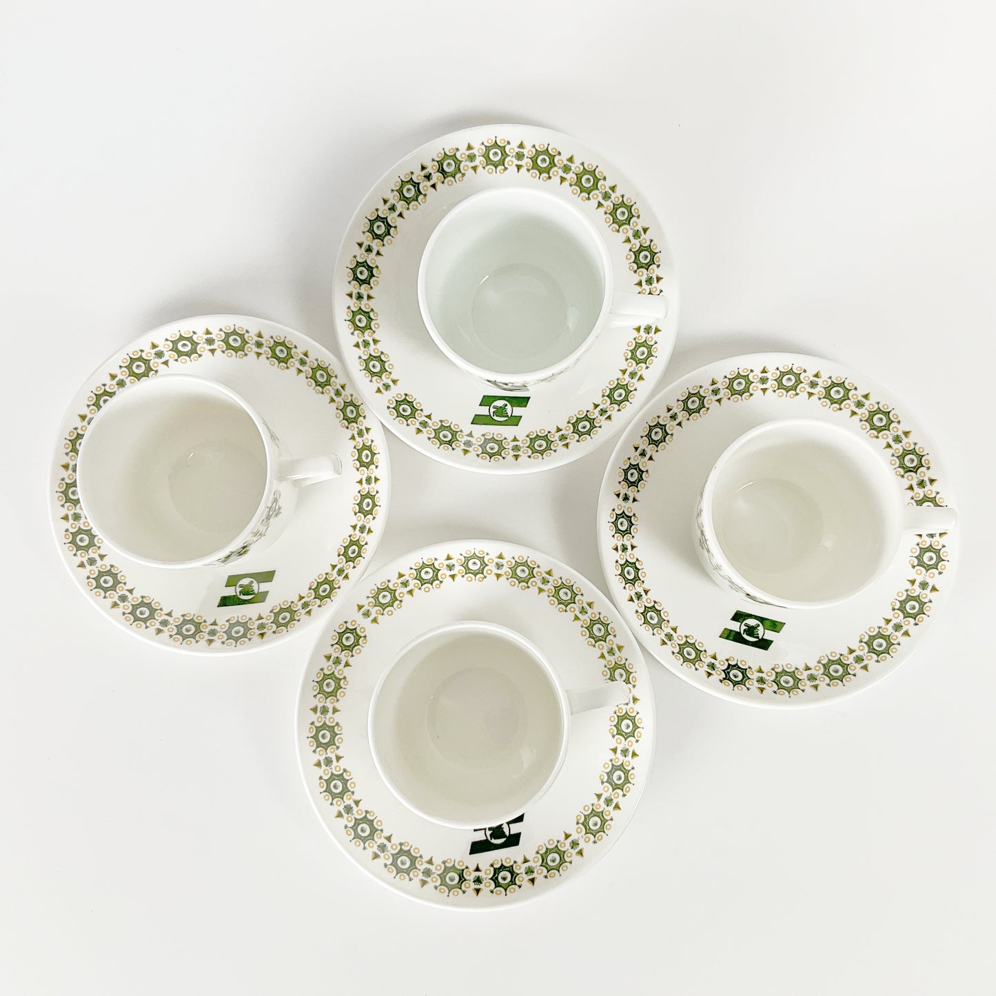 Royal Grafton - Fine Bone China Teacup and Saucer 6 Sets