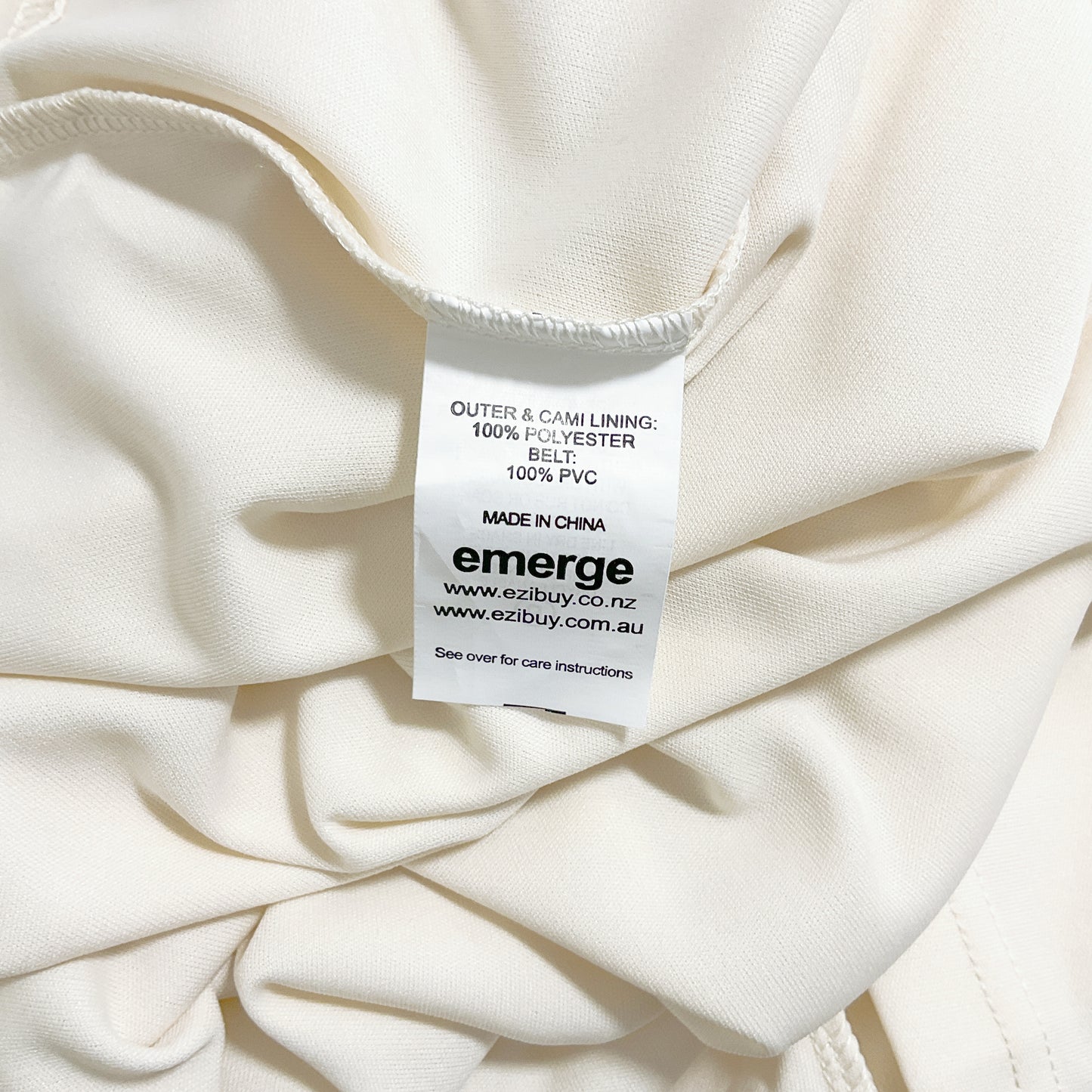 Emerge - White Floral Dress with Inner Dress