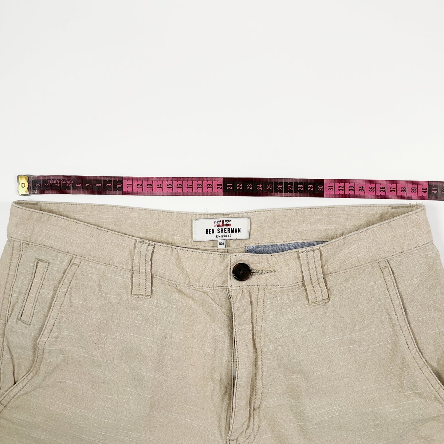 Ben Sherman - Beige Cotton Short