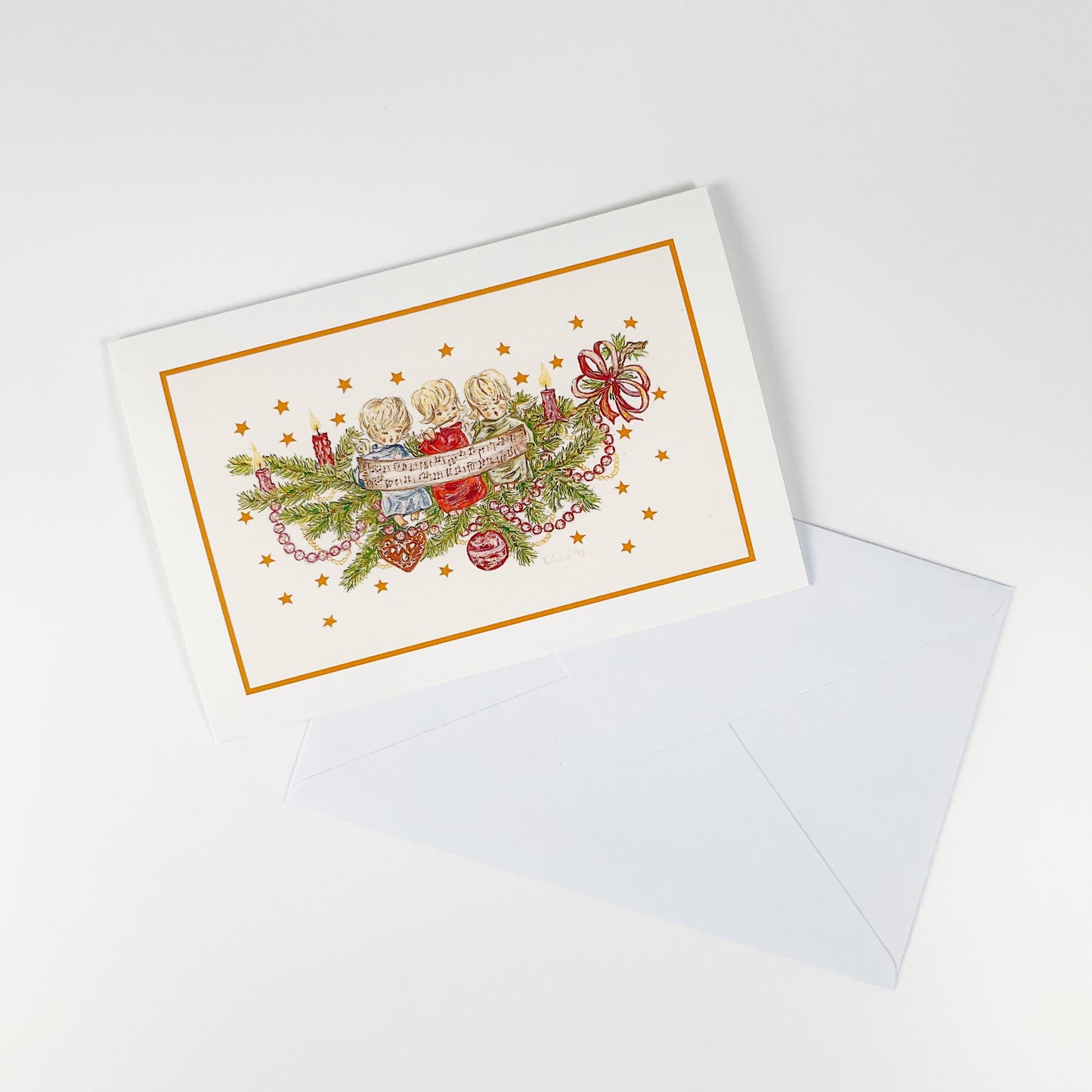 S. Zafred - Greeting Cards - Singing Angels