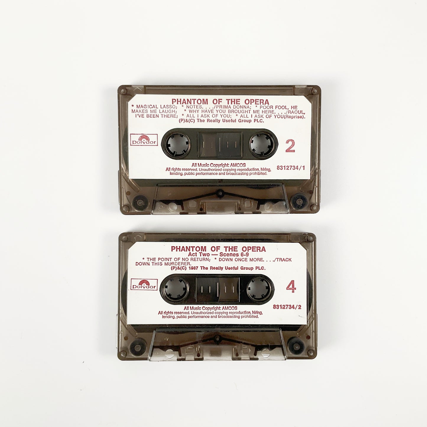 The Phantom Of The Opera Double Cassette Tape Set (1-4)