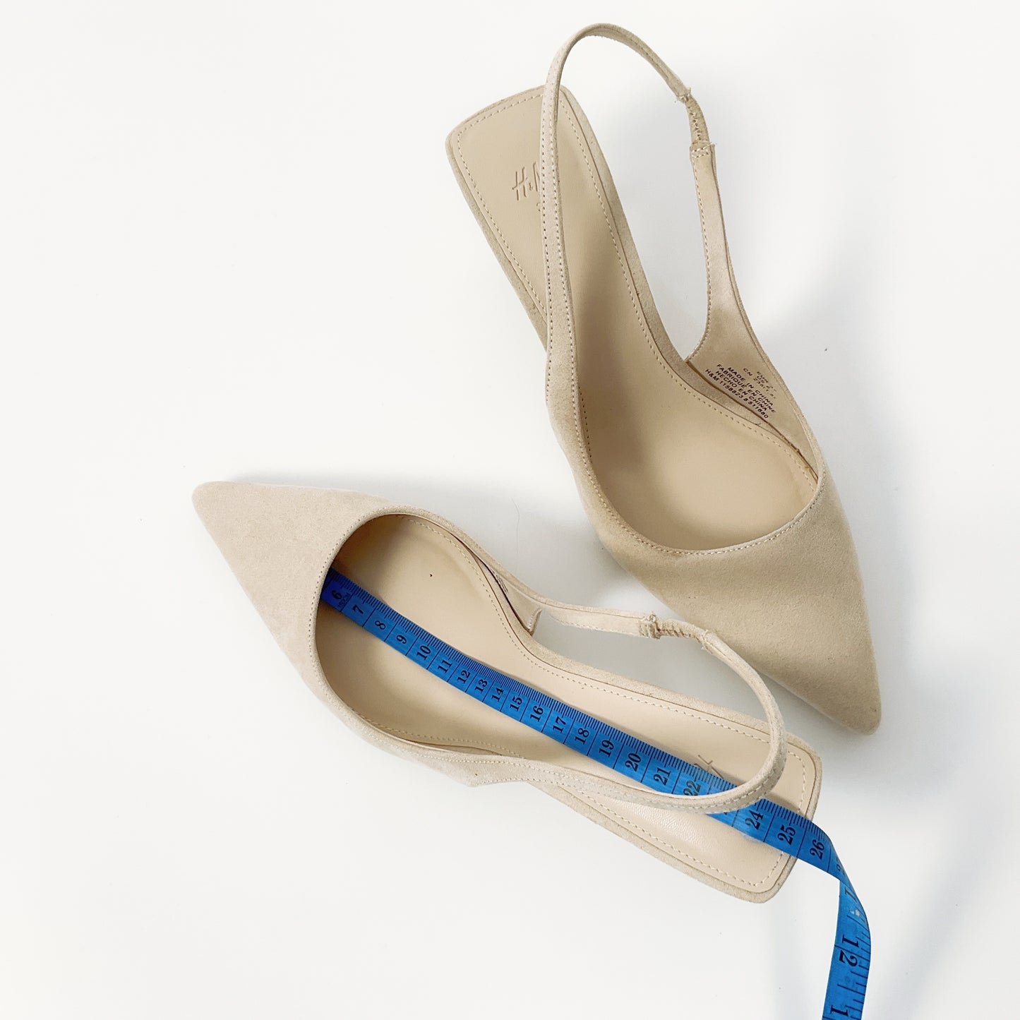 H&M - Suede slingback shoes