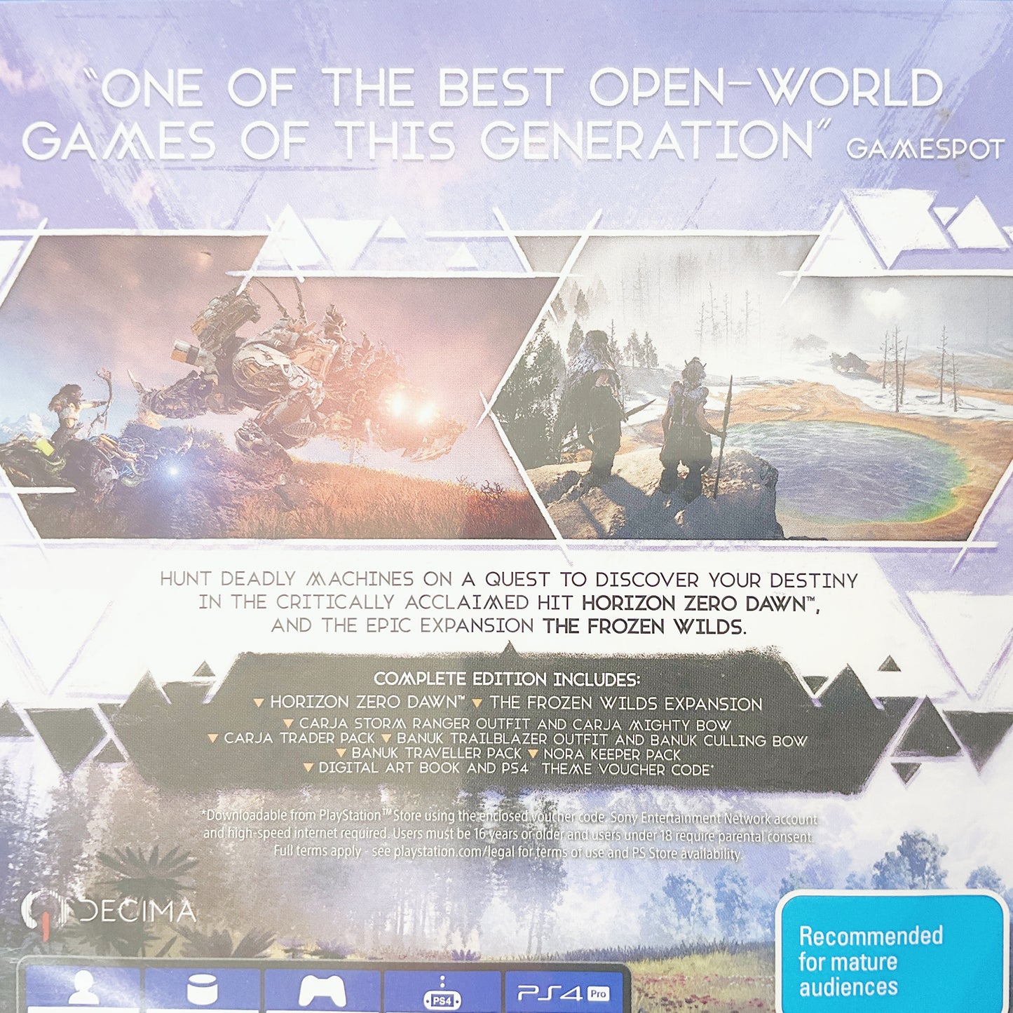 PS4 Game - Horizon - Zero Dawn