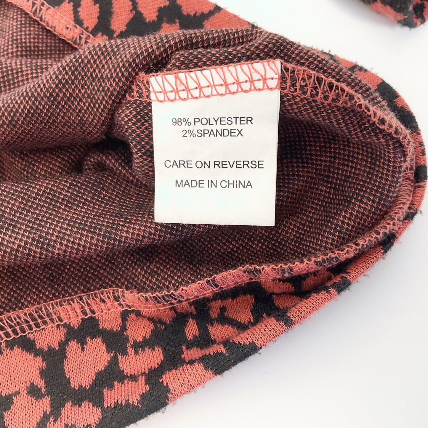 Joanna Morgan - Orange Leopard Print Cardigan