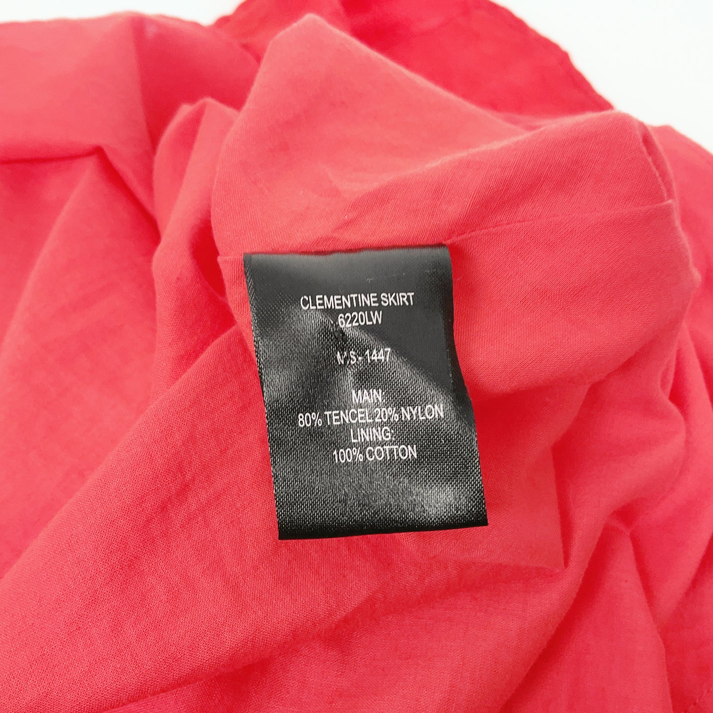 Verge - Red Clementine Skirt