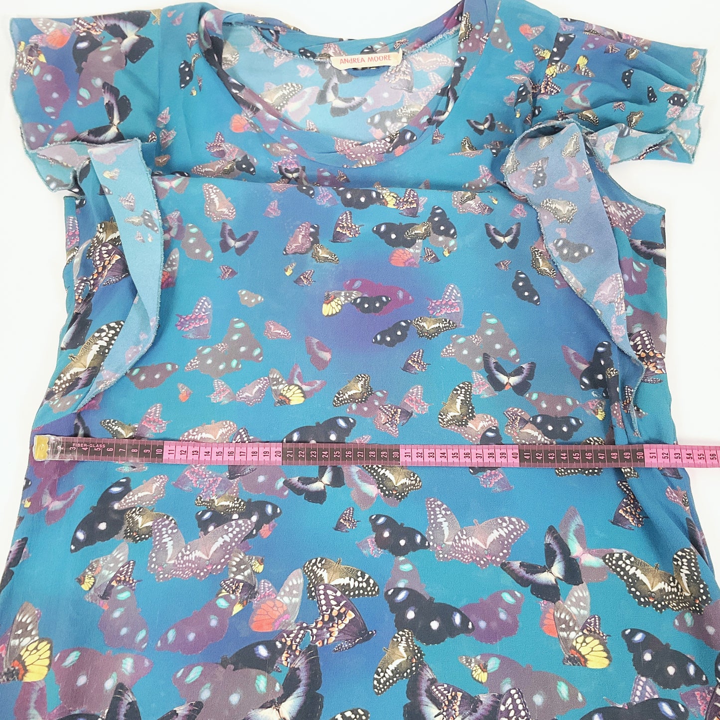 Andrea Moore - Vantage Butterfly Pattern Dress