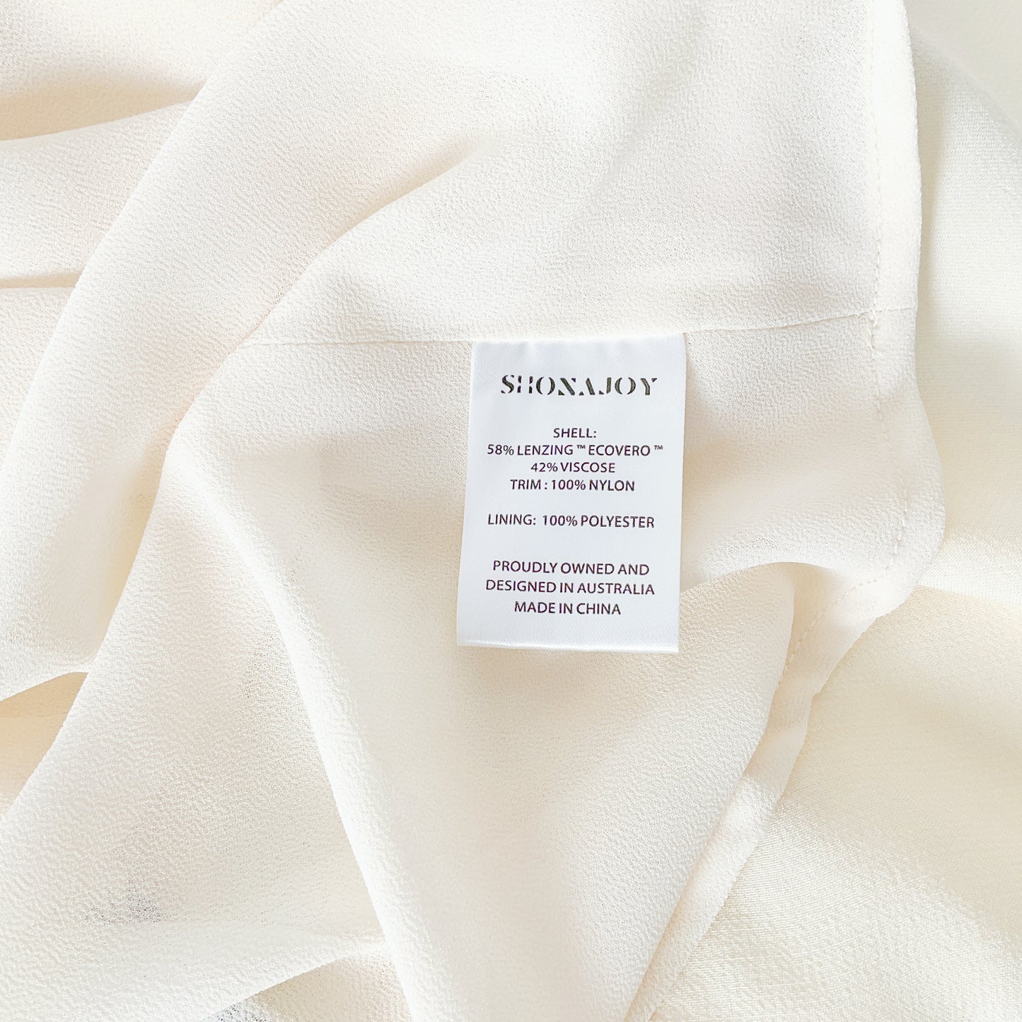 Shona Joy - One Shoulder Cream Dress