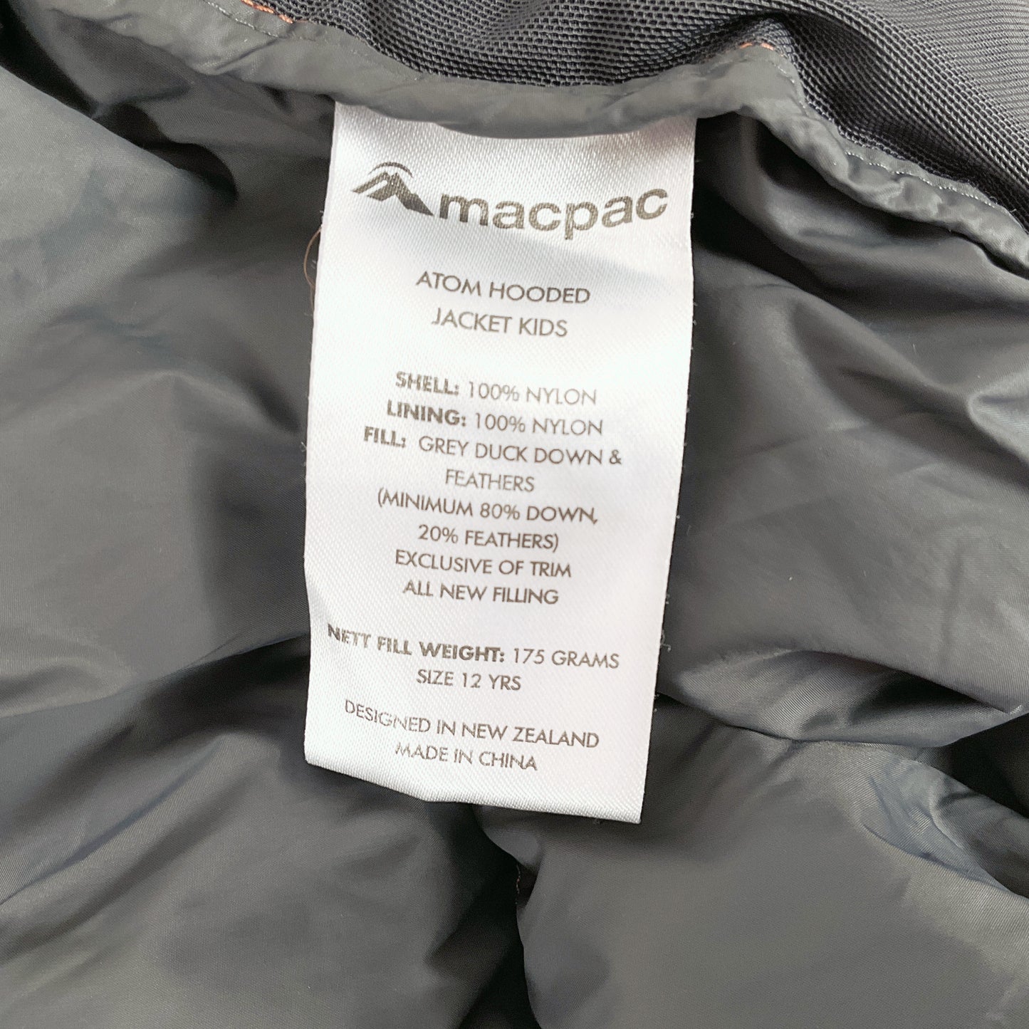 Macpac - Kids Puffer Jacket