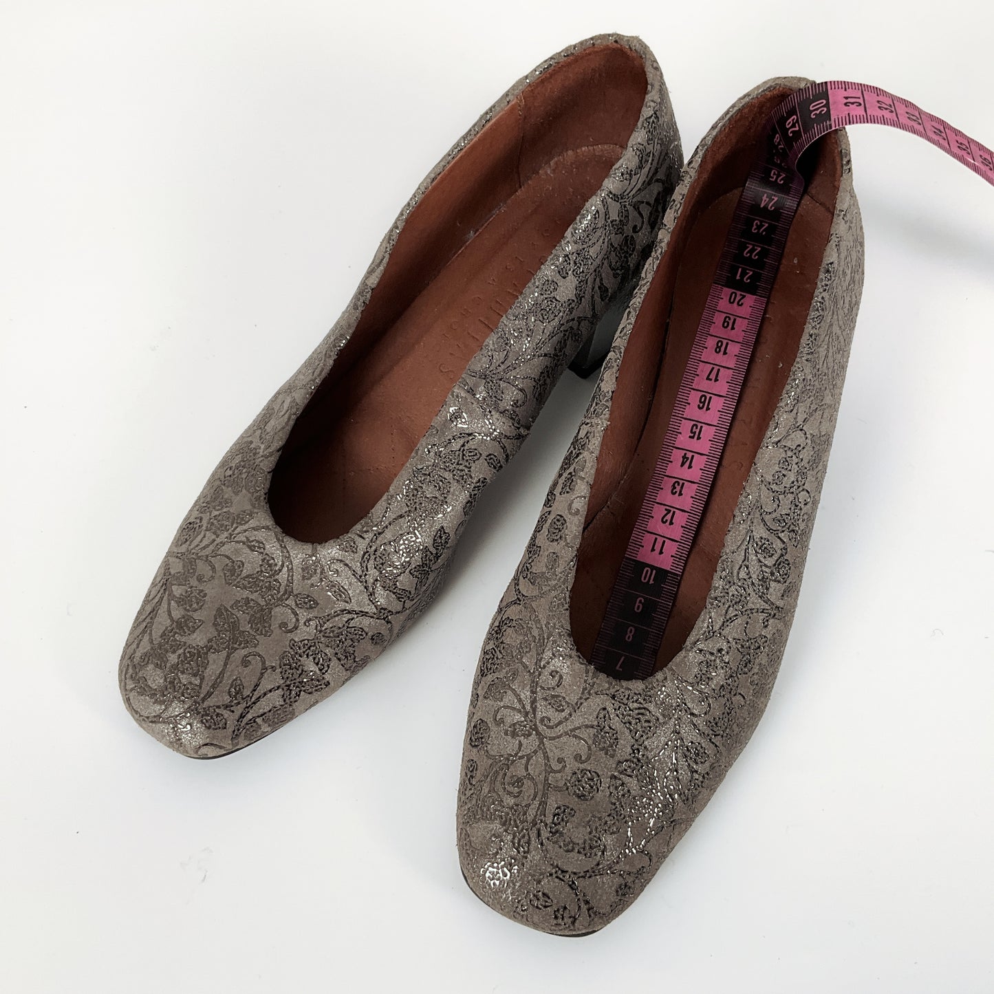 Hispanitas Sakario - Leather Square Toe Heels