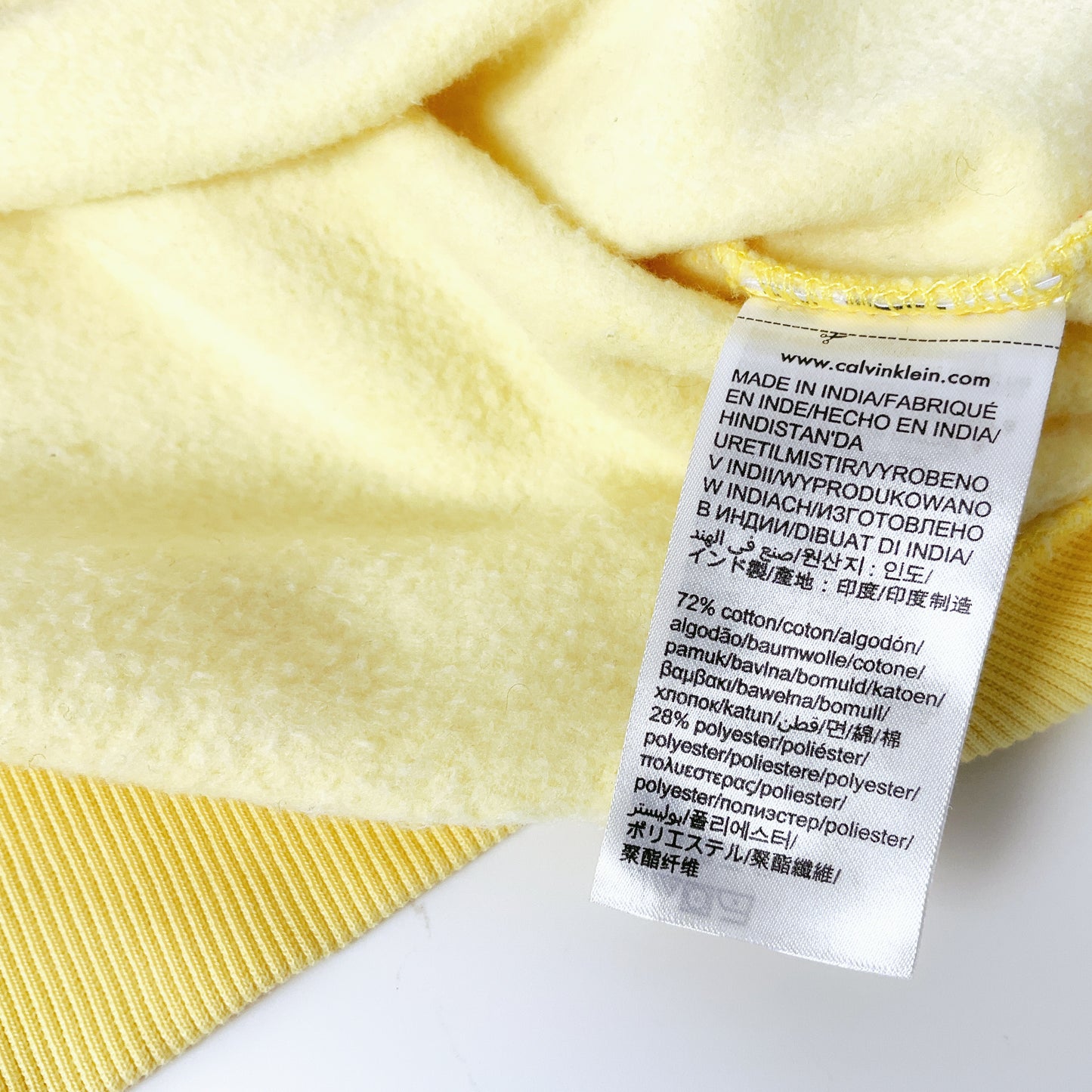 Calvin Klein Jeans - Long Sleeve Sweater in Yellow