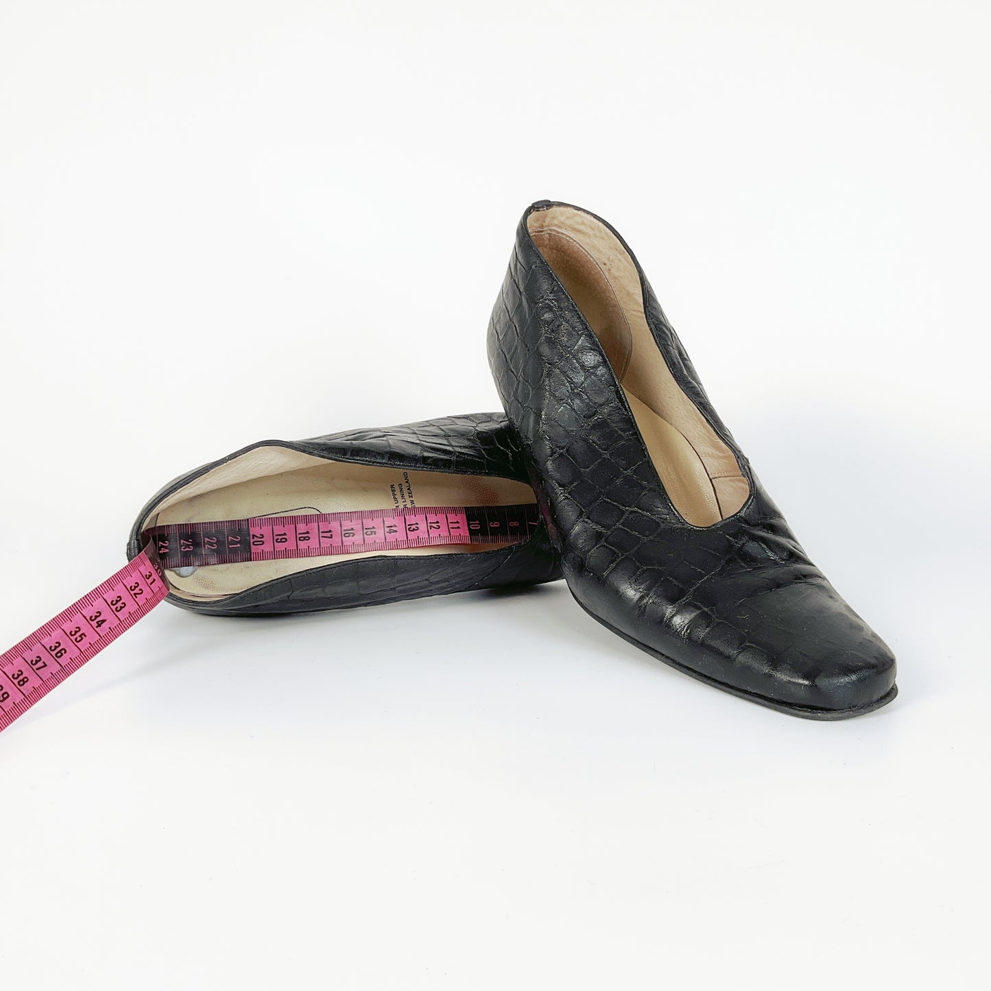 Marler - Kitten Heeled Black Shoes