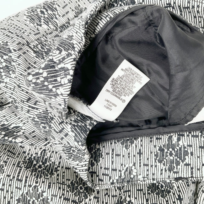 Jacqui.E Patterned Straight Leg Dress Pants