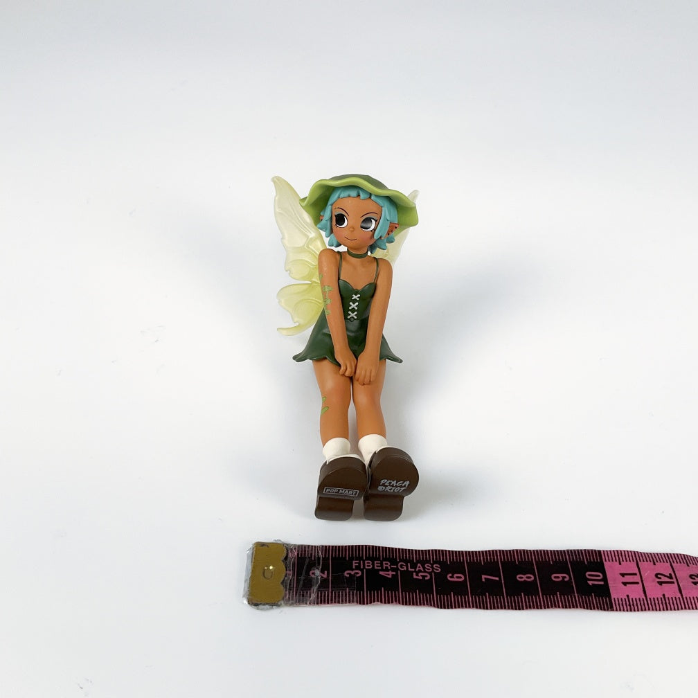 POP MART Peach Riot Punk Fairy Series FRANKIE-LILY PAD - Toy Figure
