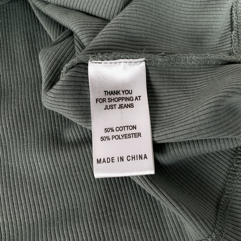 Just Jeans - Sage Green Ruffle Sleeve Top