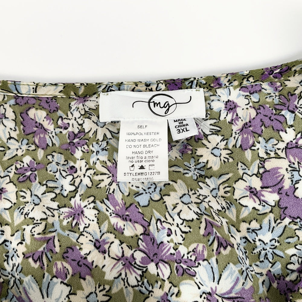 MG - Floral Relaxed Fit Polyester Top