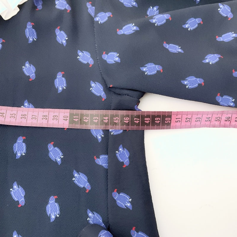 Jucy Judy - Long Sleeve Dress in Navy Blue