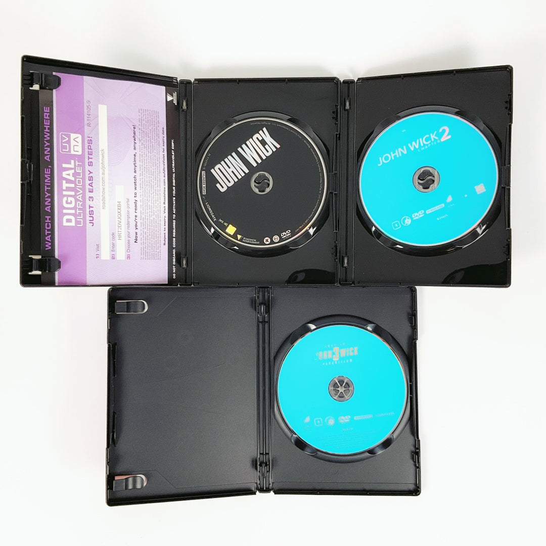 John Wick Chapters - 1, 2 & 3 DVD Set