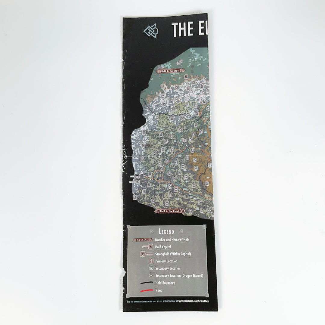 The Elder Scrolls V Skyrim Official Game Guide- With Map