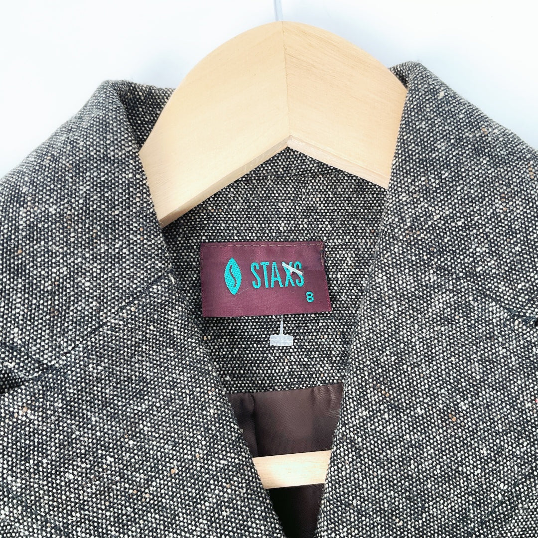 STAXS-SINGLE BREASTED BLAZER-JACKET