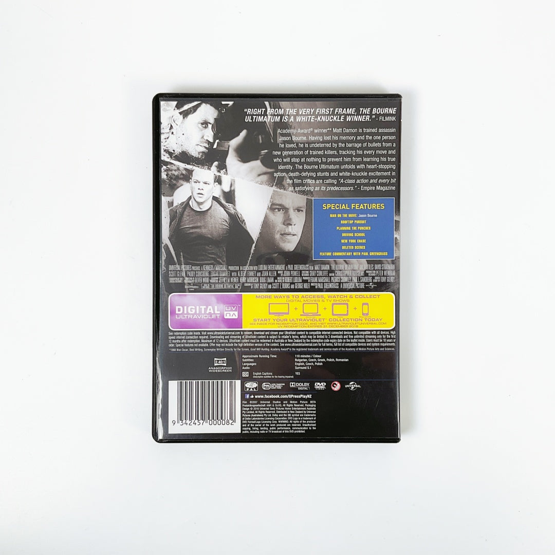 The Bourne Trilogy – Identity • Supremacy • Ultimatum (3-Disc DVD Set)