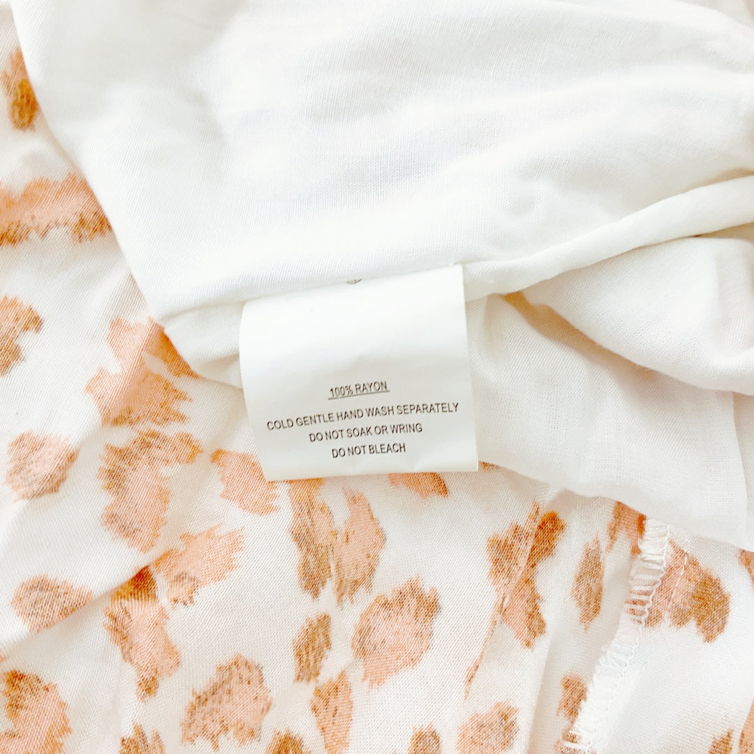 Here Comes The Sun - Leopard-Print Rayon Wrap Dress