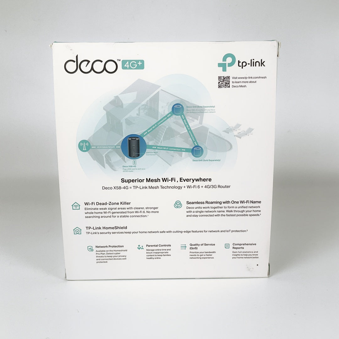 Deco - 4G+ AX3000 Whole Home Mesh Wi-Fi 6 Router