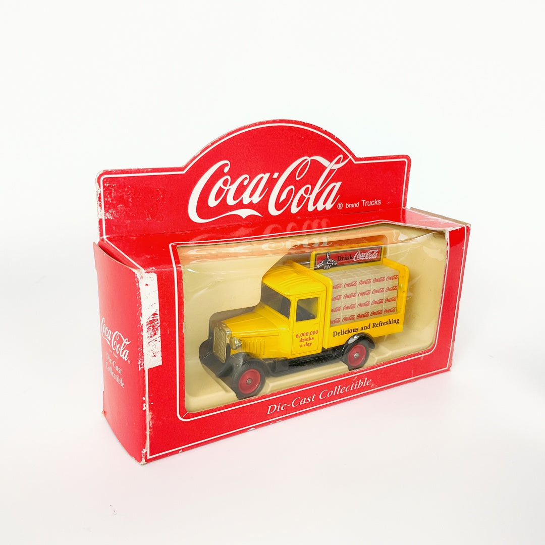 Coca-Cola Yellow “Delicious and Refreshing” Delivery Truck
