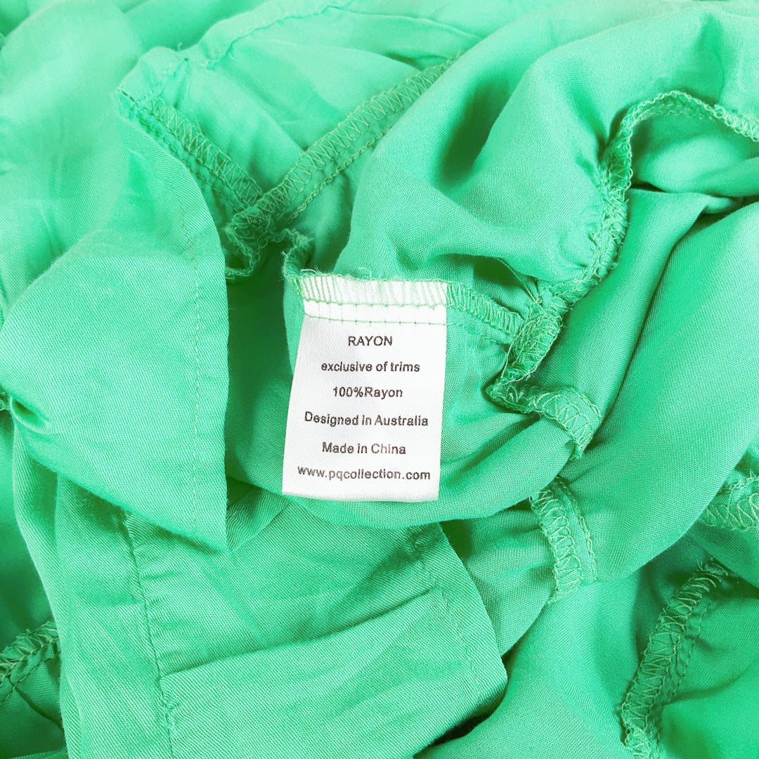 PQ Collection Green Oversized Dress – Free Size