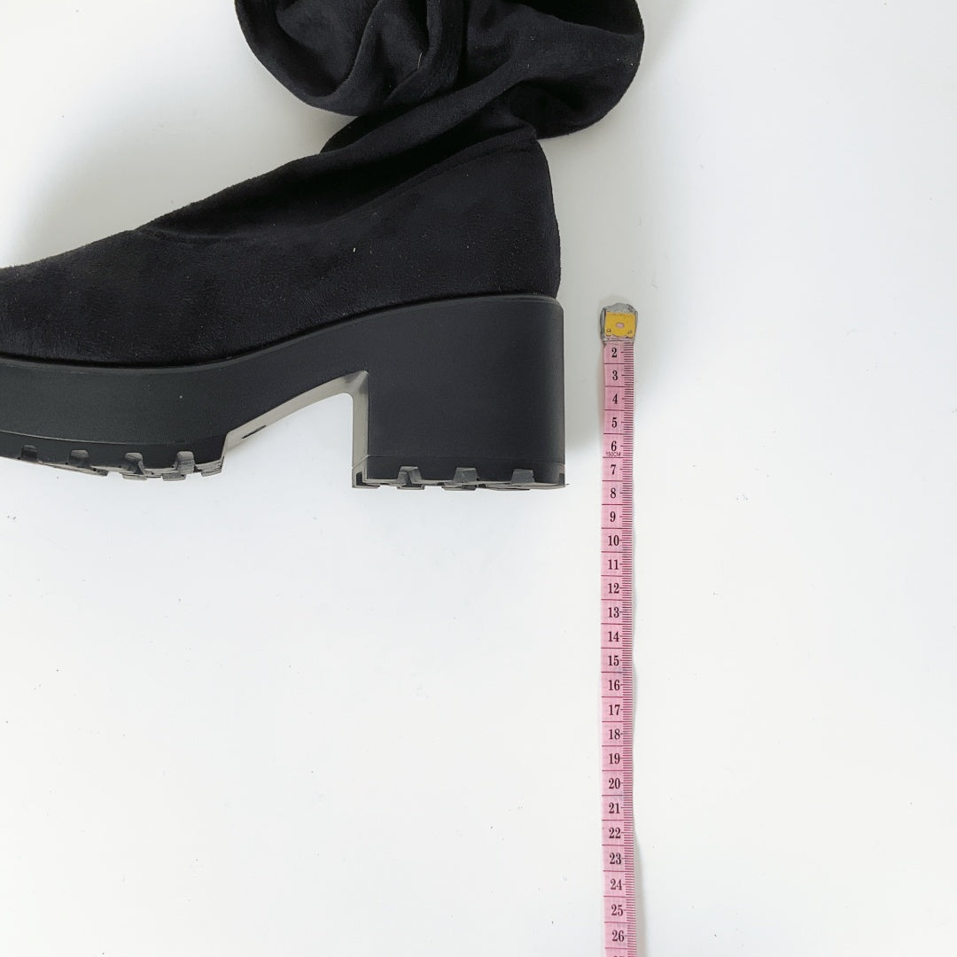 Celebrity - Black Over The Knee Boots