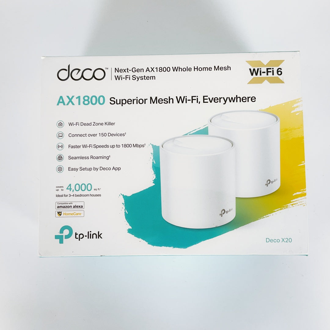 Deco - Next-Gen Ax1800 Whole Home Mesh Wi-Fi System - Twin Pack