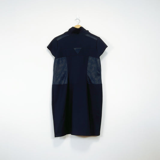 Jane Daniels - Short Sleeves Navy Dress