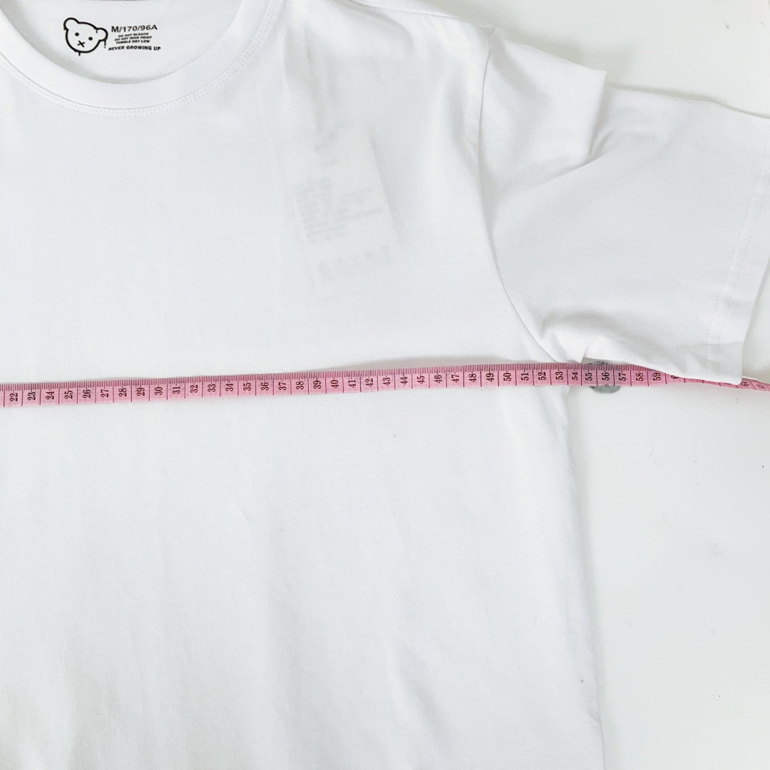 Growing Up - White T-shirt with Cat Design