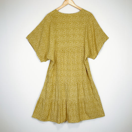 Dreamers & Drifters - Khaki Print Dress