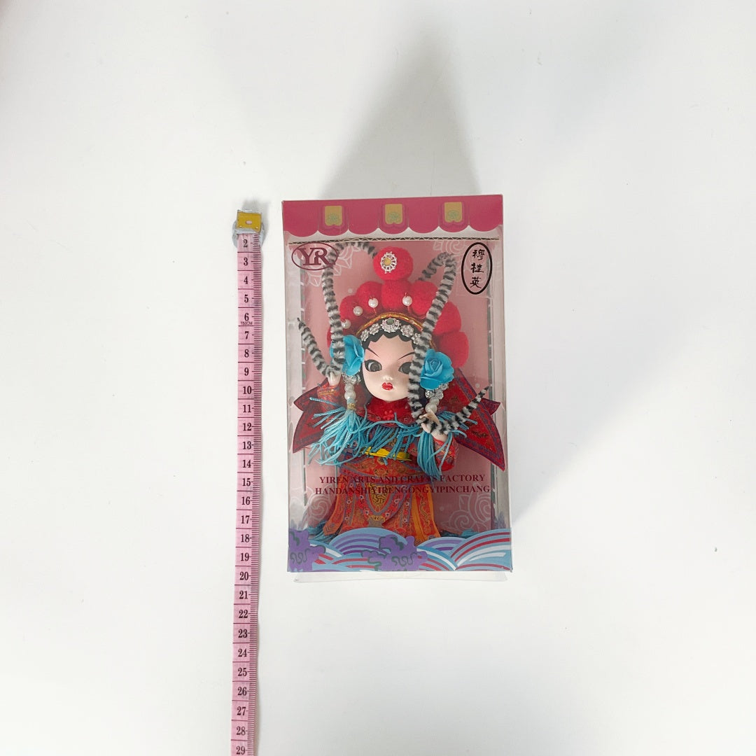 Yiren Arts and Crafts - Chinese Opera Doll Mu Guiying in Box