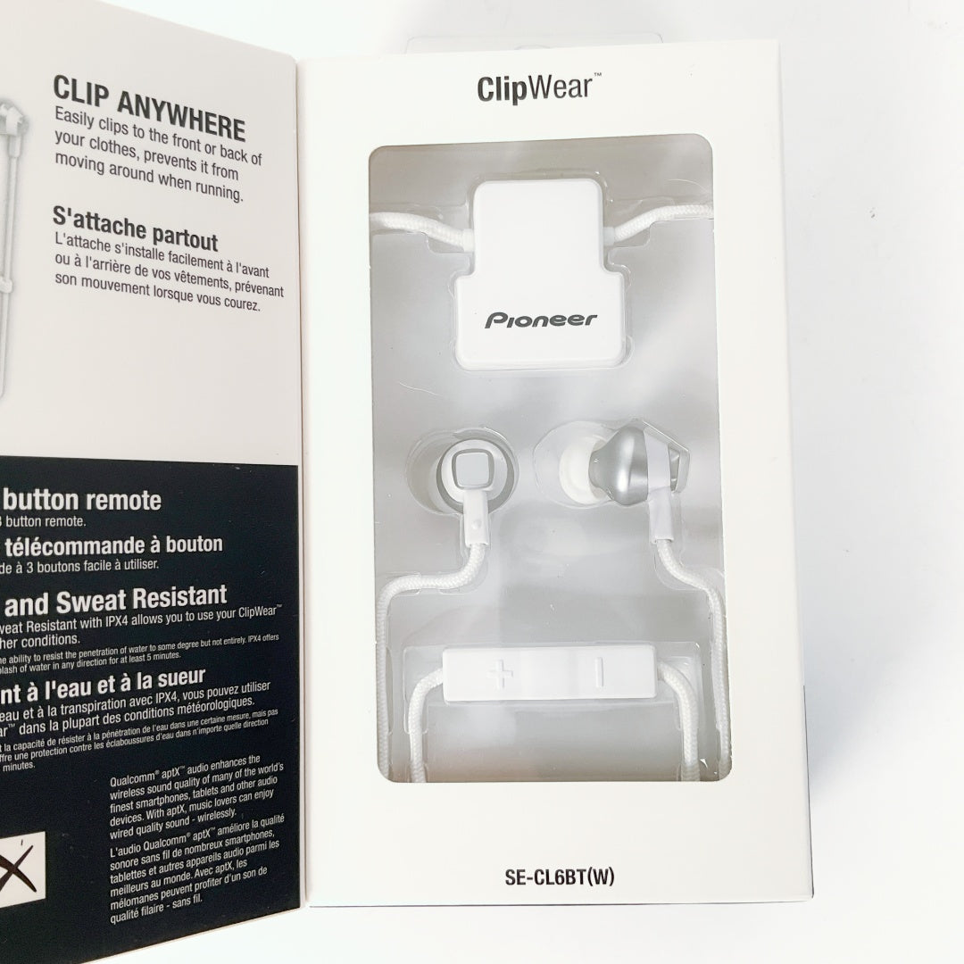 Pioneer - ClipWear Plus - Wireless Sports Earphones