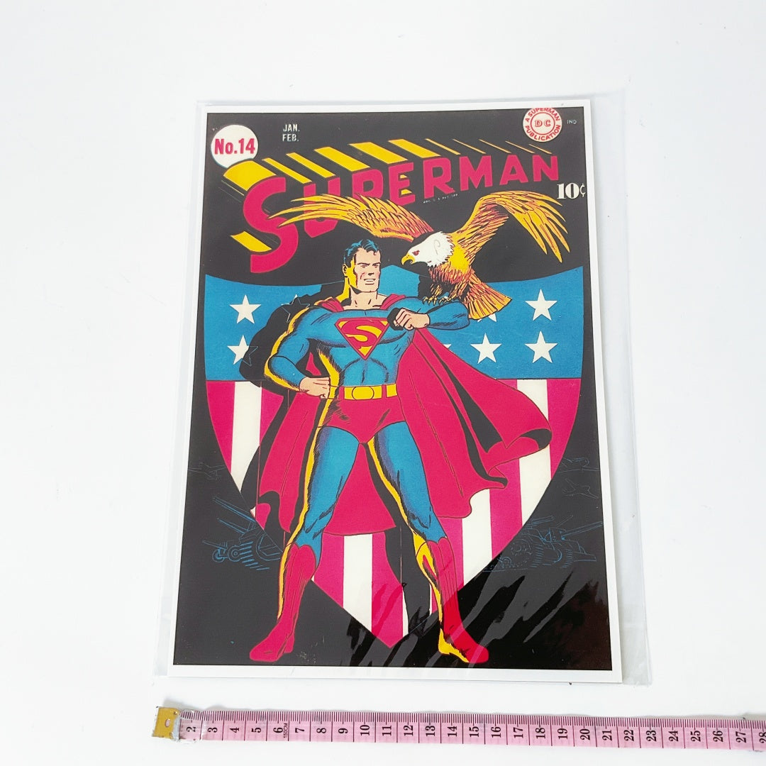 A4 Art Print - 1942 Patriotic Superman Issue #14