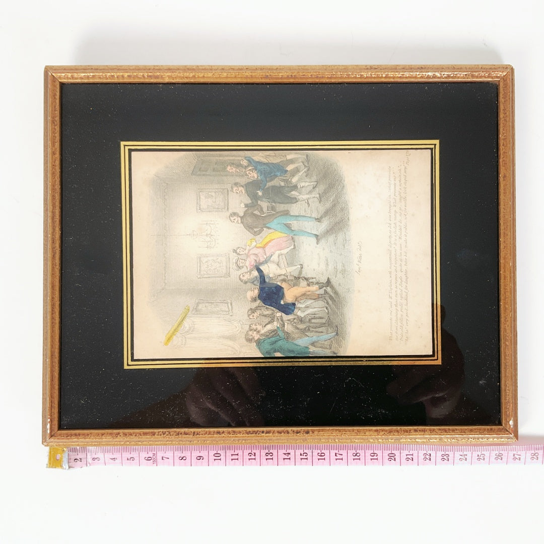 Antique Dickens The Pickwick Papers Steel Engraving – Framed (21 × 26cm)