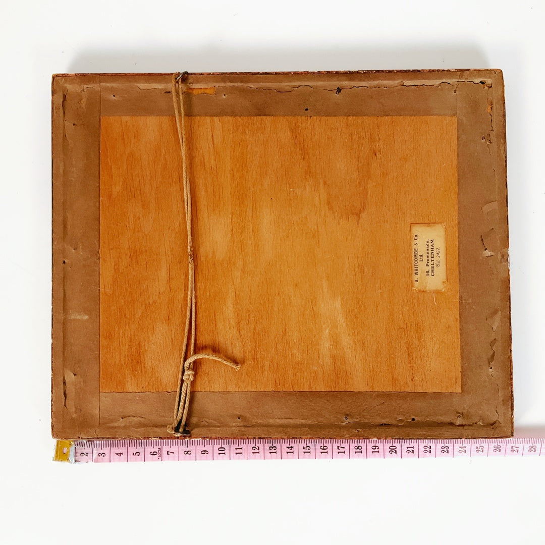 Antique Dickens Martin Chuzzlewit Steel Engraving – Mrs. Gamp – Framed (21 × 26 cm)