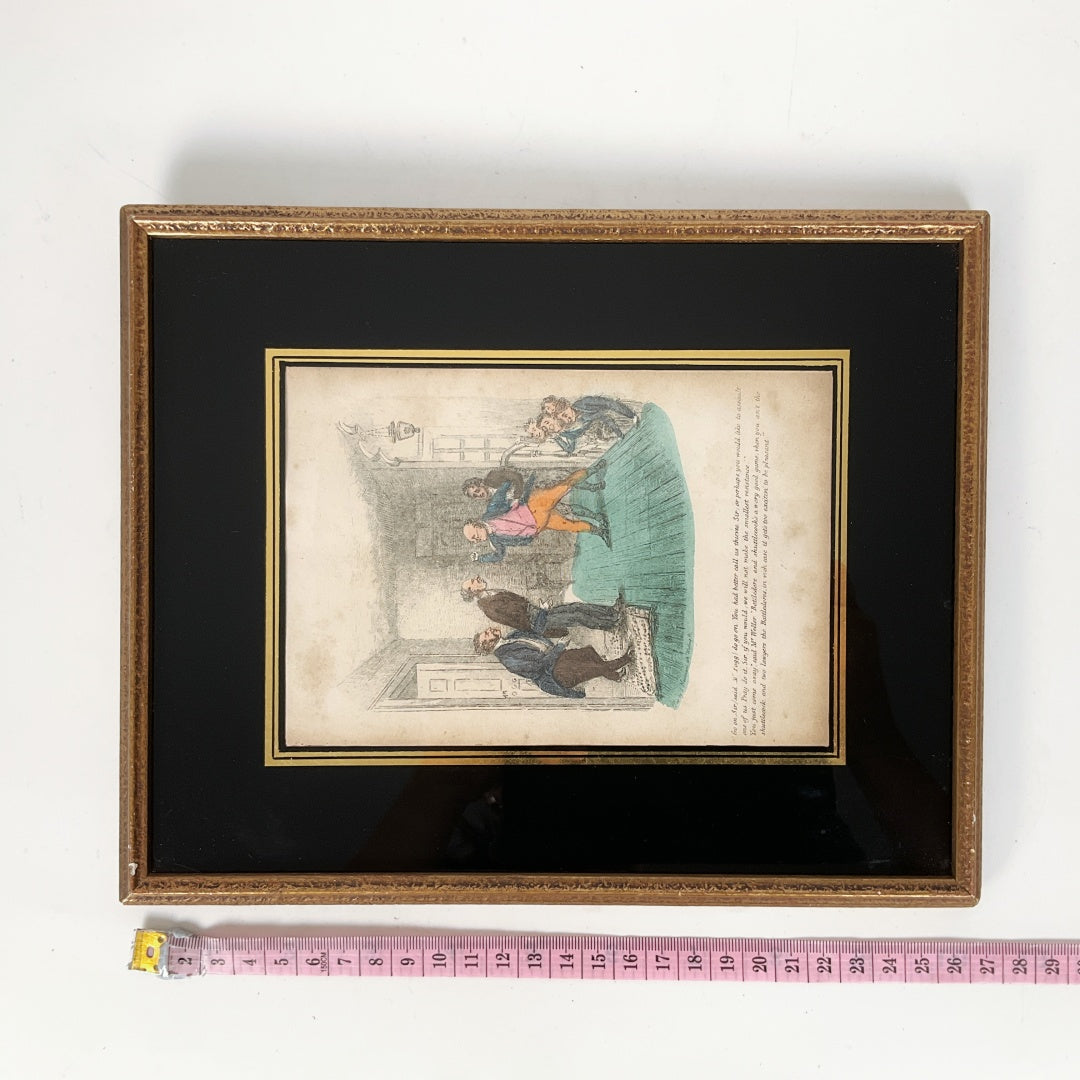 Antique Dickens “The Pickwick Papers” – Phiz – Framed