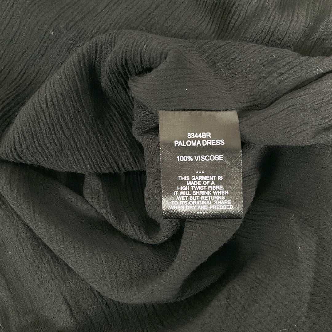 VERGE - Black Tiered Maxi Dress