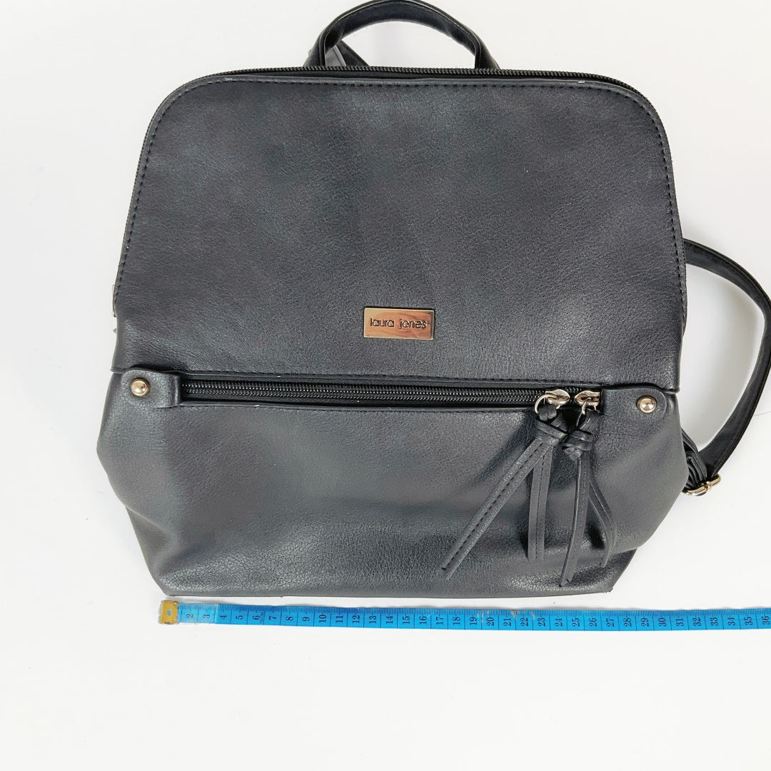 Laura Jones Black Backpack