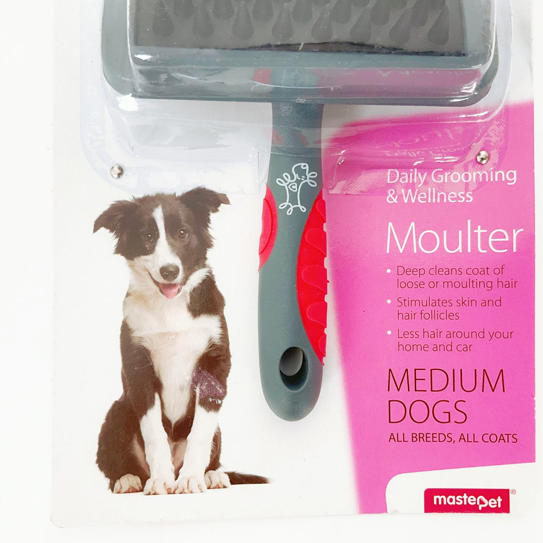 Shear Magic Moulter for Medium Dogs – Daily Grooming & Deshedding Brush