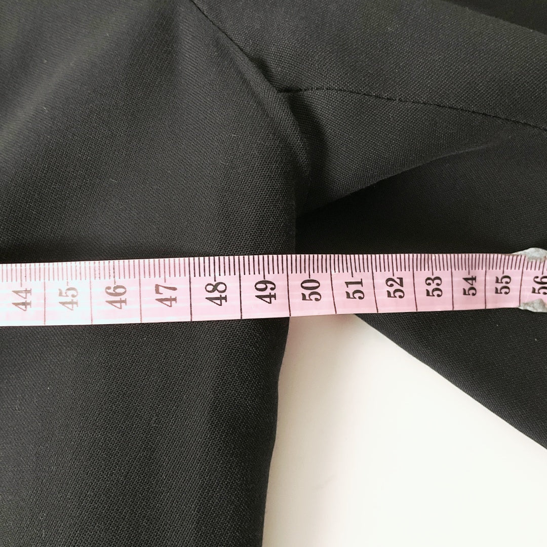 Witchery Cropped Black Blazer Size 10 – Tailored Short Jacket