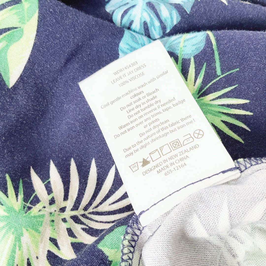 HUFFER - Tropical Leaves Mini Dress