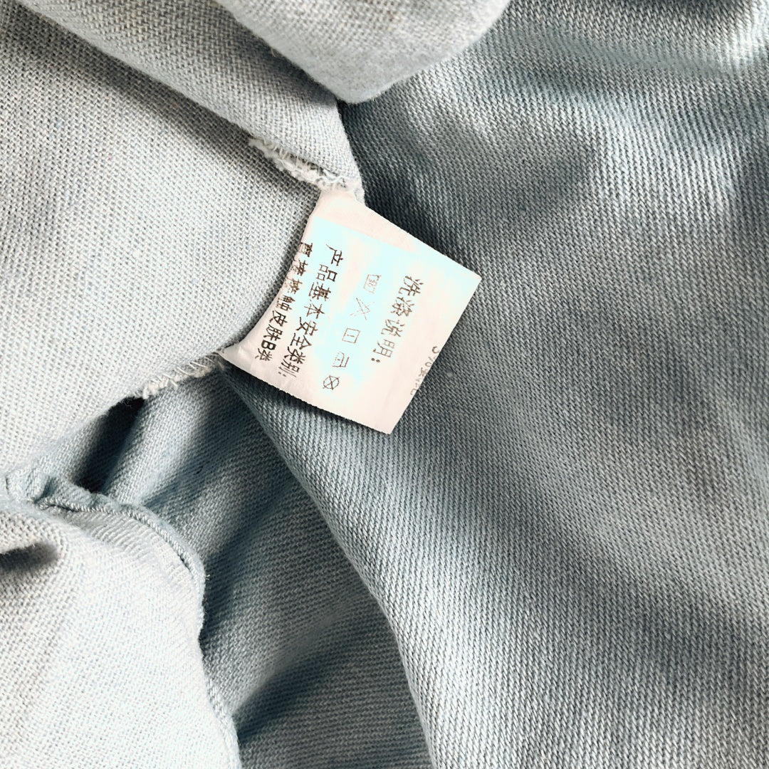 YJRcoco - Light Blue Puff Sleeve Dress