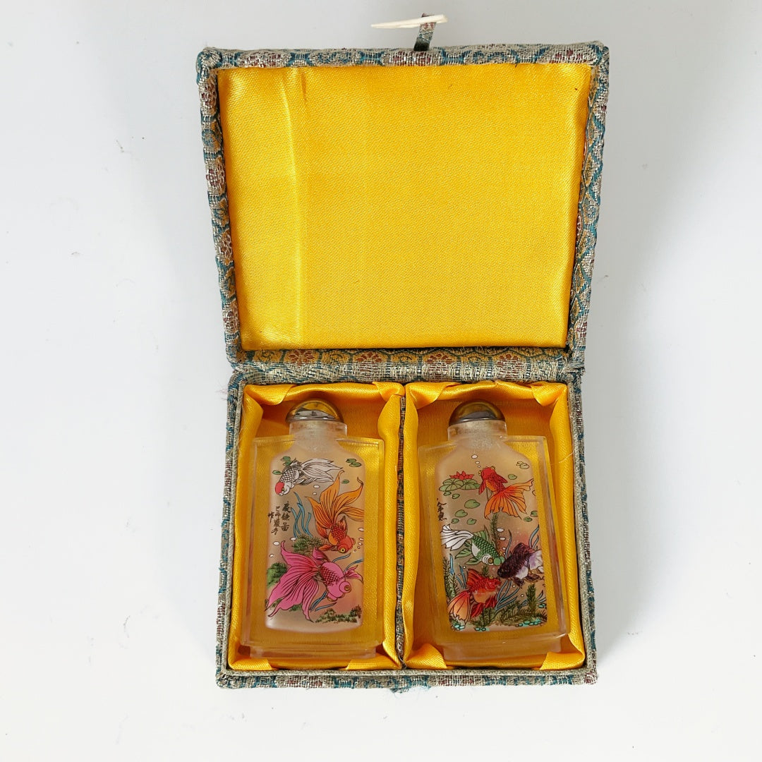 Chinese Snuff Bottle Set