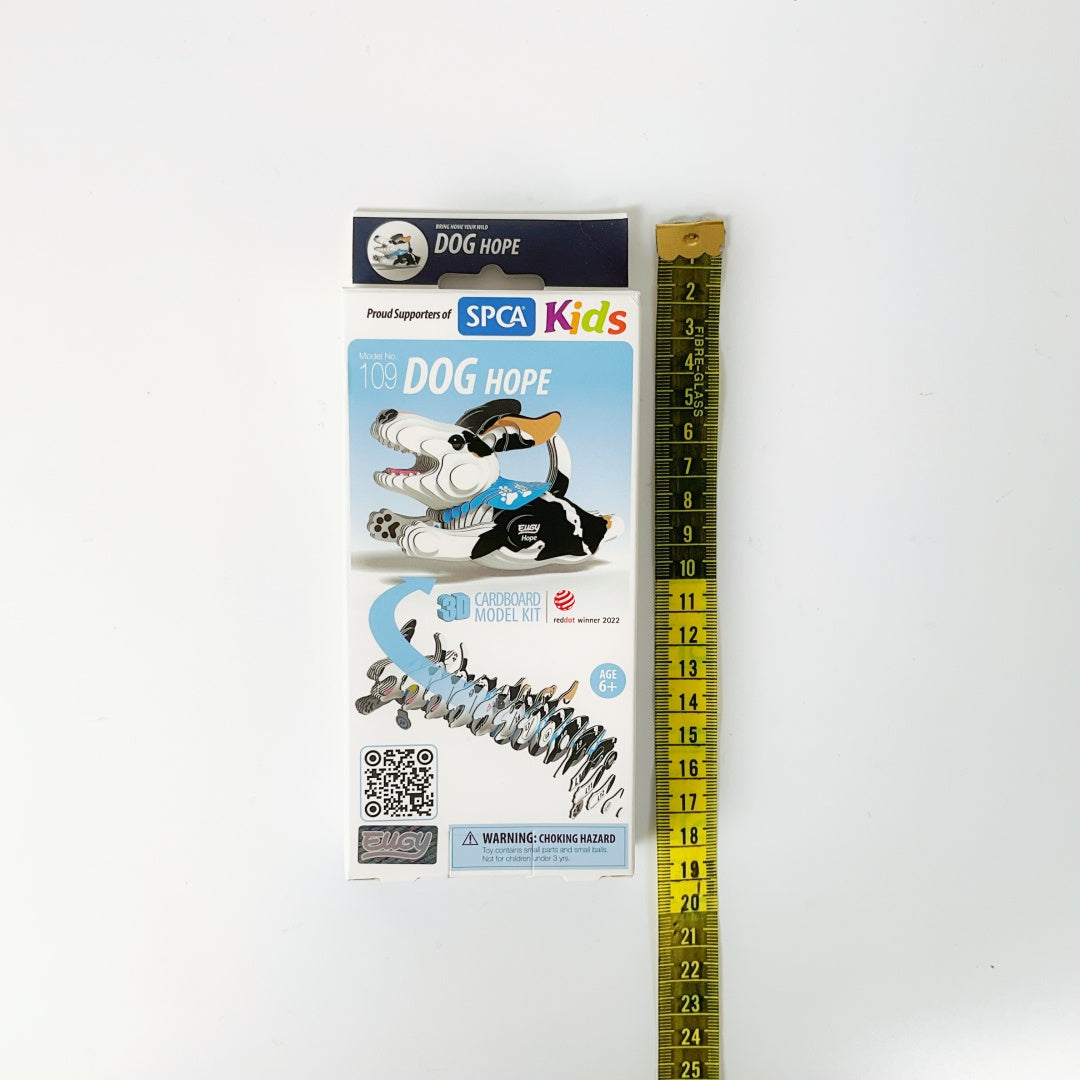EUGY Dog Hope 3D Cardboard Model Kit – Proud Supporters of SPCA Kids