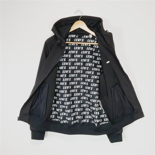 Levi's Soft Shell Hooded Jacket XL Black