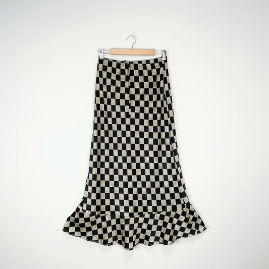 Leo+Be - Check Print Balm Skirt