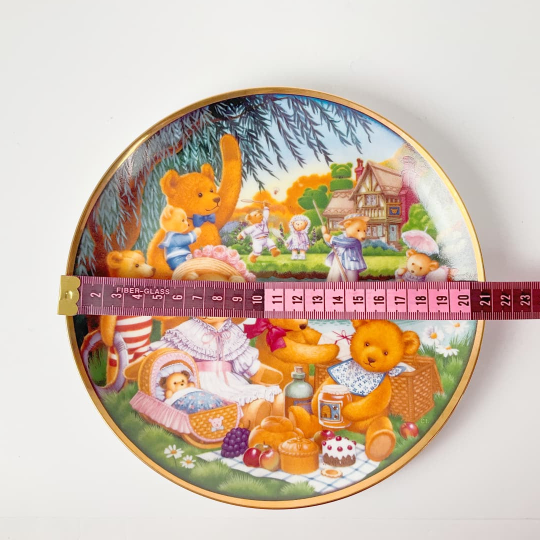 Franklin Mint - “A Teddy Bear Picnic” Limited Edition Collectors Plate